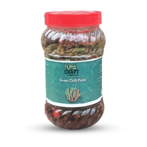 Pure Craft - Green Chili Local Pickle 600g (Big Size)