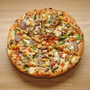 Pizza Cheese Veggies - Chicken