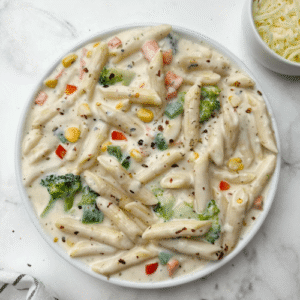 White Sauce Pasta – Veg