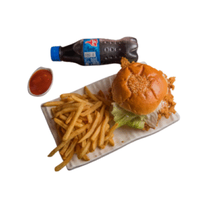 Sandwich+Burger+French Frice+Coke Combo Pack
