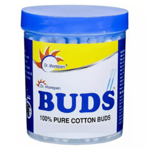 Dr. Morepen 100% Pure Cotton Buds (300 pcs)