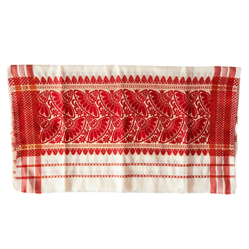 Assamese Gamosa - Jaapi Design | Traditional Assam Gamosa - Image 4