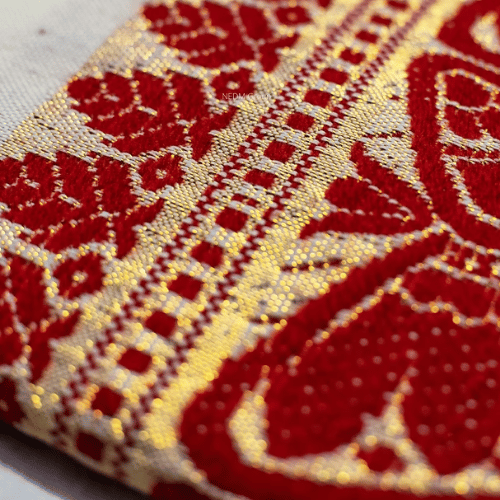 Assamese Gamosa - Jaapi Design | Traditional Assam Gamosa - Image 5