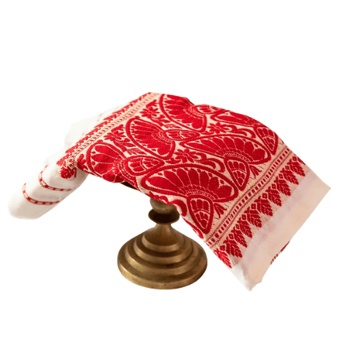 Assamese Gamosa - Jaapi Design | Traditional Assam Gamosa - Image 3